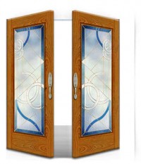 Stained Glass Door SG1014