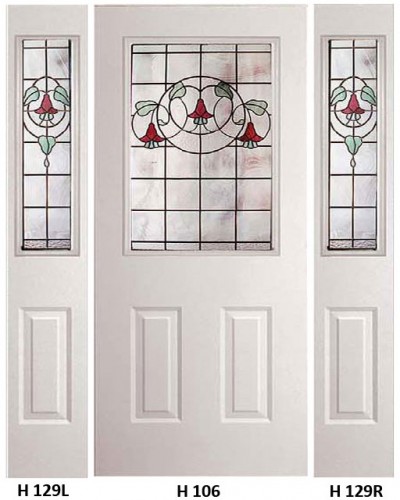 Stained Glass Gardenview Heritage Design H-106