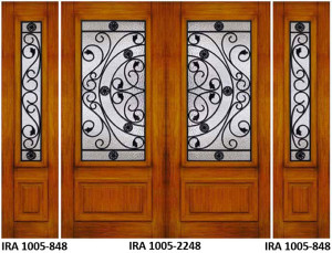 Wrought Iron Door Design IRA-1005-2248-848