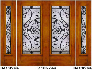 Wrought Iron Door Design IRA-1005-2264-764