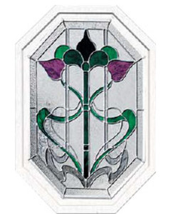Stained Glass Accent Bourdeaux BO ELOCT 2028 Design
