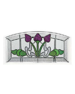 Stained Glass Accent Bourdeaux bo-seg-2614 Design