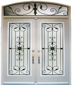 Wrought Iron Elegant Door wi-di6409