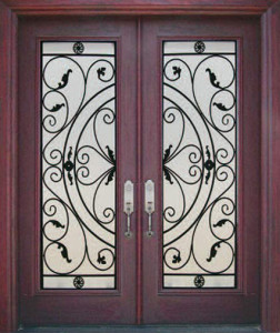 Wrought Iron Elegant Door wi-jl6403