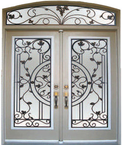 Wrought Iron Elegant Door wi-lt9919