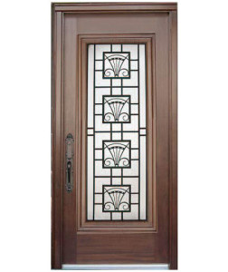 Wrought Iron Elegant Door wi-mh9930