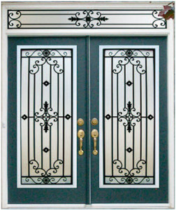 Wrought Iron Elegant Door wi-mv6402
