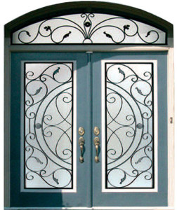 Wrought Iron Elegant Door wi-pl6423