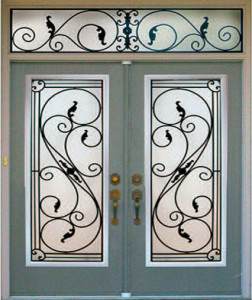 Wrought Iron Elegant Door wi-sd6400ns