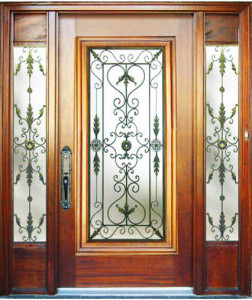 Wrought Iron Elegant Door wi-vle6406